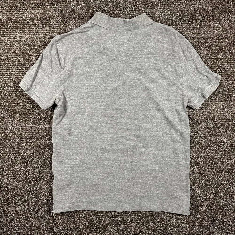 Banana Republic Performance Pique Polo Mens Medium Blue Short Sleeve